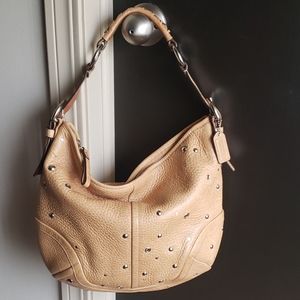 Coach Studded Leather Hobo